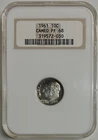 1961 Roosevelt Dime NGC PF68 Cameo Toned Silver Proof Coin 10C Fatty Holder