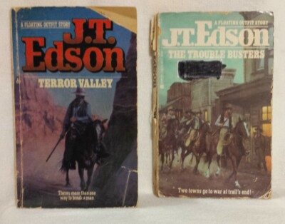 Floating Outfit Ser. Lot/2 J.T. Edson Trouble Busters /Terror Valley Western Ppb