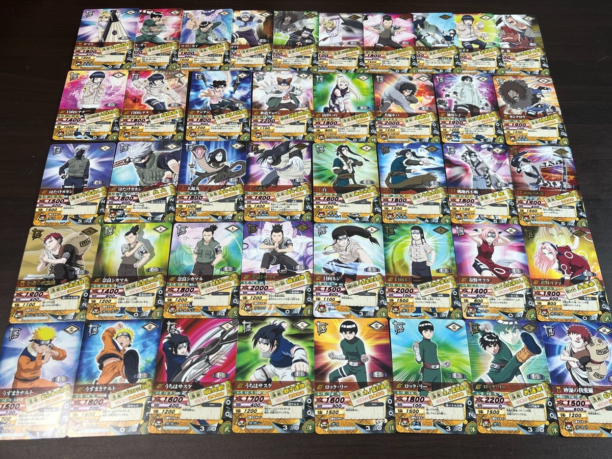Naruto Data Carddass Ultimate Card Battle Vol. 1 Rare + Normal