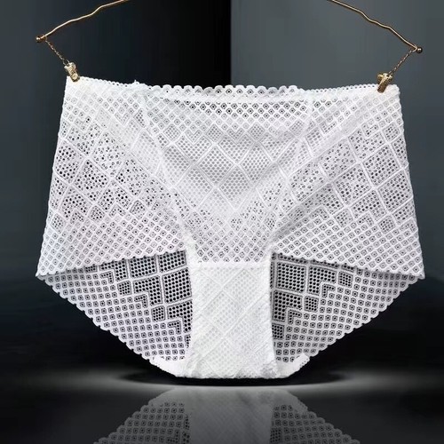 Women Sexy Sheer Mesh Underwear See through Lace Panties Briefs Underpants - Picture 13 of 20