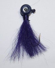 Aspirin Head "Wild Eye" Hair Jigs, Painted, 3-Hook types (7) Sizes (4) Per Pack