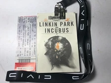 LINKIN PARK & INCUBUS Ticket, Booklet and Honda Civic Lanyard 2012