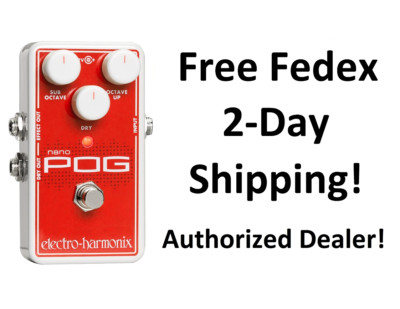 New Electro-Harmonix EHX Nano Pog Polyphonic Octave Generator