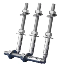 THROUGH ANCHOR WALL HANGING WEDGE BOLTS BRICK MASONRY CONCRETE THROUGHBOLTS