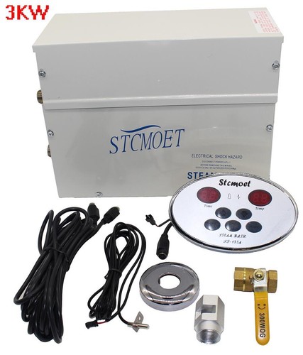 Bathroom Steam Generator Sauna Steam Khan Stove Bath SPA Shower with Controller - Picture 23 of 31