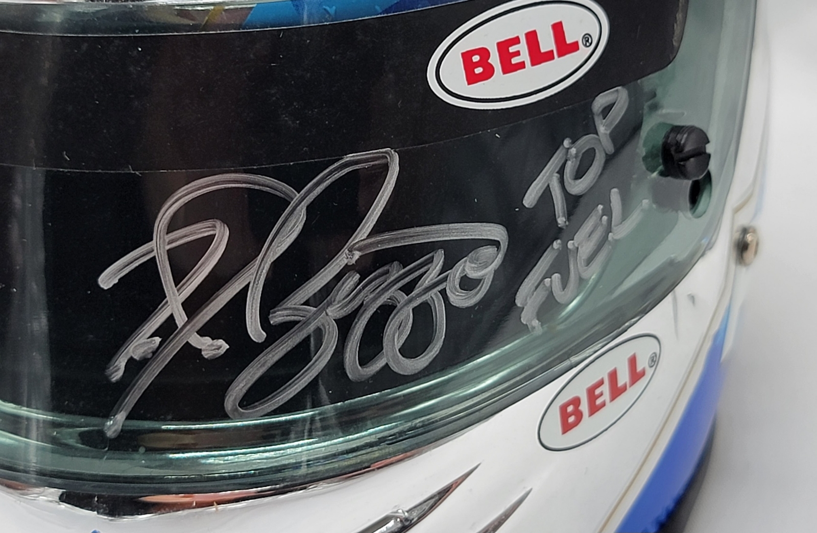 T.J. Zizzo signed Peak NHRA Bell Mini Helmet eBay