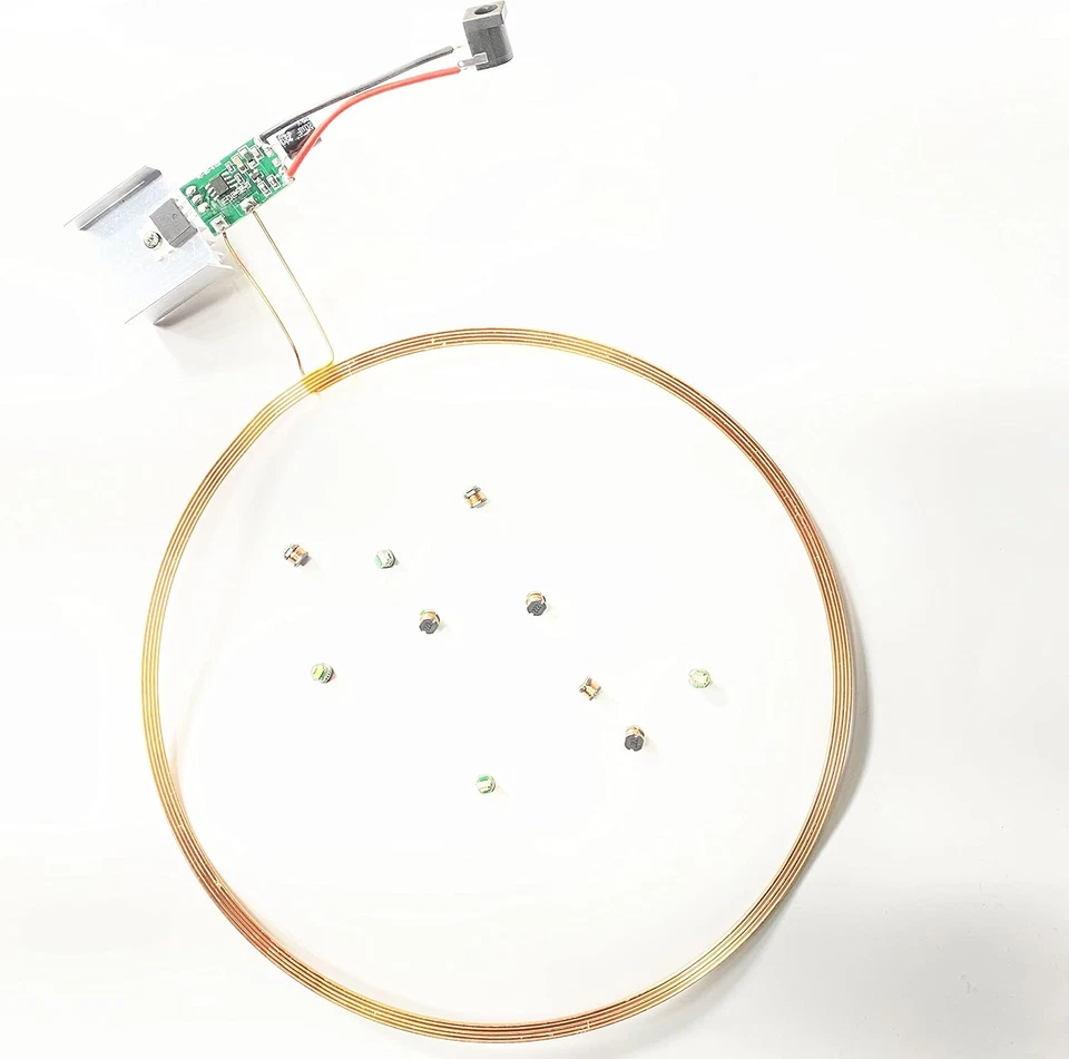 Bobina inductiva inalámbrica de larga distancia 24V 200Mm uno a muchos LED inalámbricos inductores Foto 3 de 4