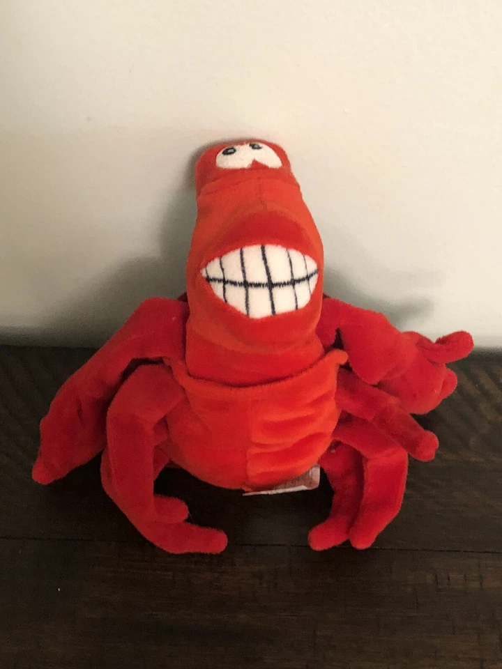 Disney Store Sirenita Sebastián Cangrejo Rojo 8” Bolsa de Frijoles Juguete de Peluche Foto 3 de 4