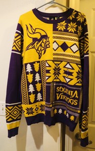 nfl vikings christmas sweater