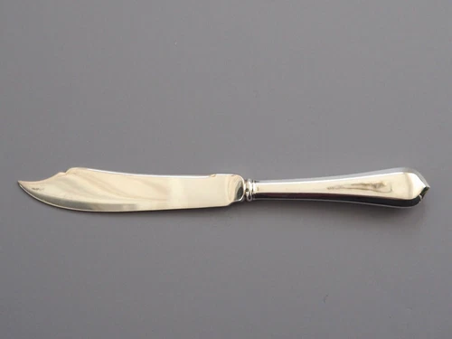 Gorham Old London Plain Sterling Individual Fish Knife, No Monogram, Pat'd 1916