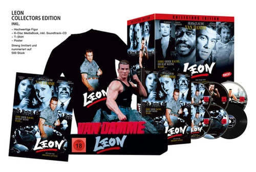 Leon Büste Edition - 6 Disc Mediabook + Figur Jean-Claude Van Damme Blu-Ray + Cd