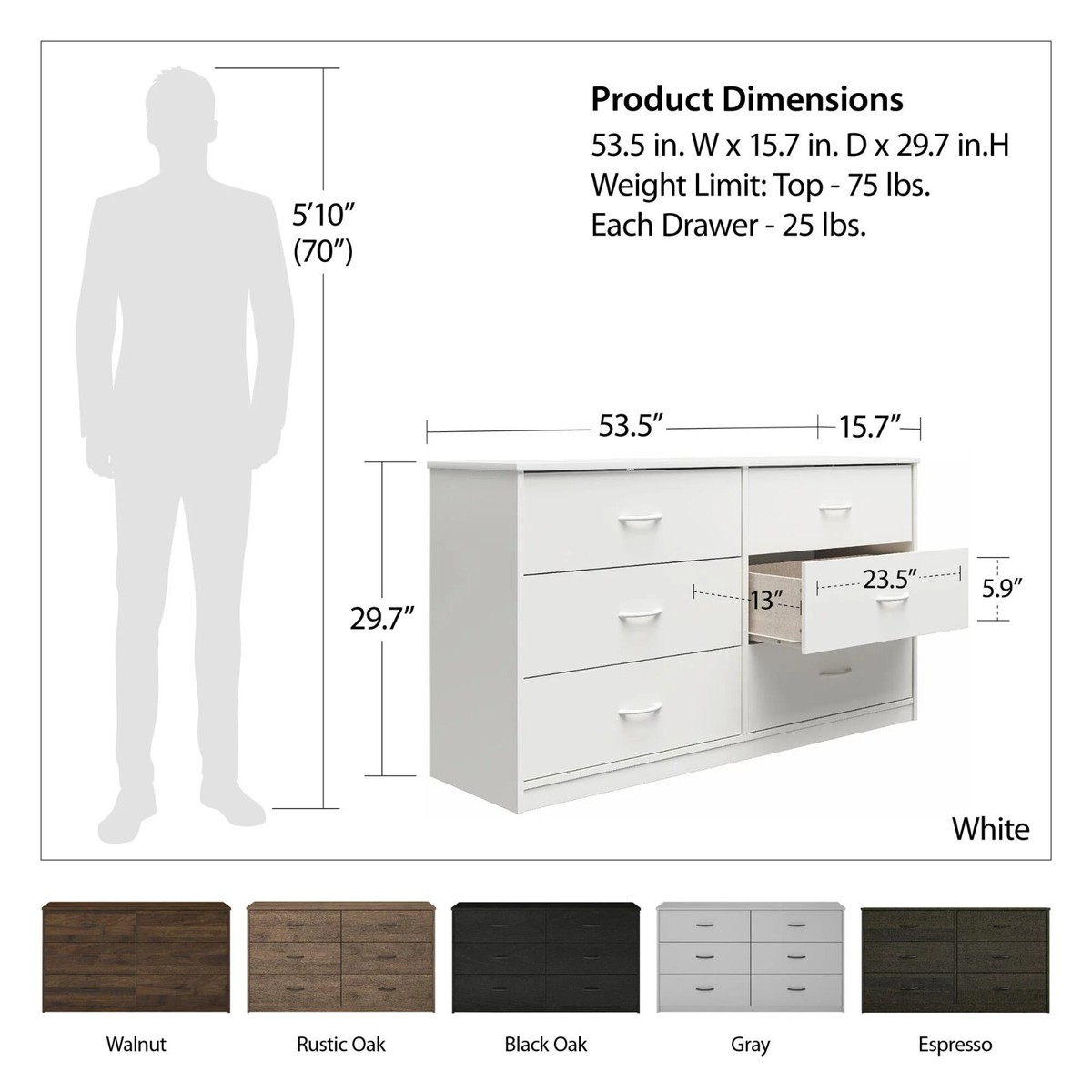 white christmas dresses Cleo Espresso Dresser main image 0