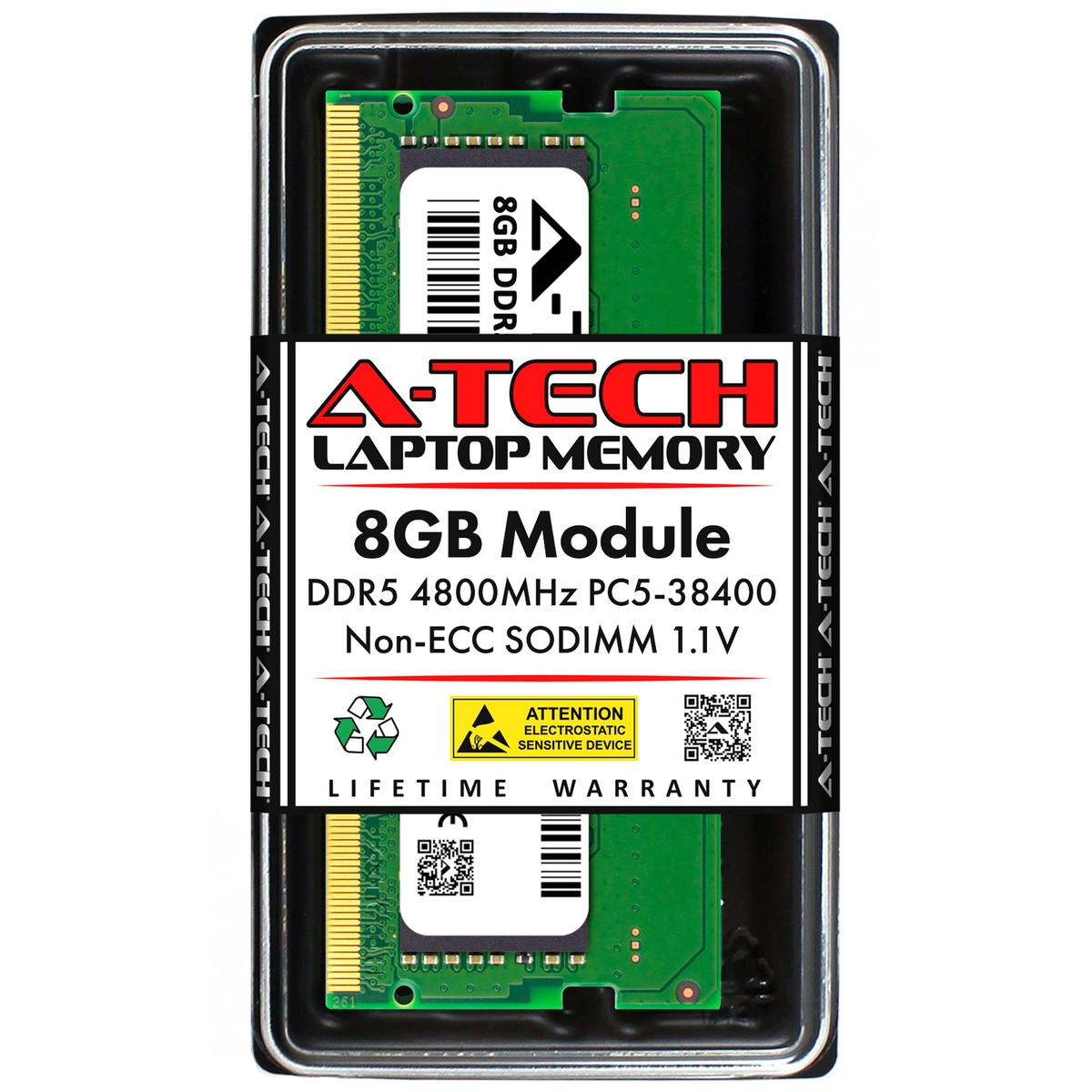 コルセア SODIMM 8GB DDR5-4800 PC5-38400 8GB DDR5 4800MHz SO-DIMM Corsair CMSX8GX5M1A4800C40 Equivalent