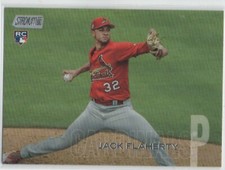 2018 Stadium Club Baseball #101 Jack Flaherty ST. LOUIS CARDINALS Rookie Card 3. rookie card picture