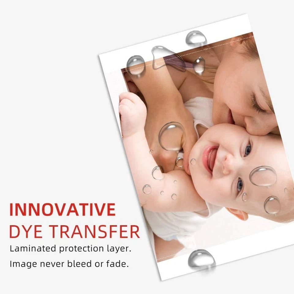 Juego de papel tinta color 8 hojas Canon Selphy CP1500 CP1300 CP1200 4x6 108 hojas KP-108IN Foto 4 de 4