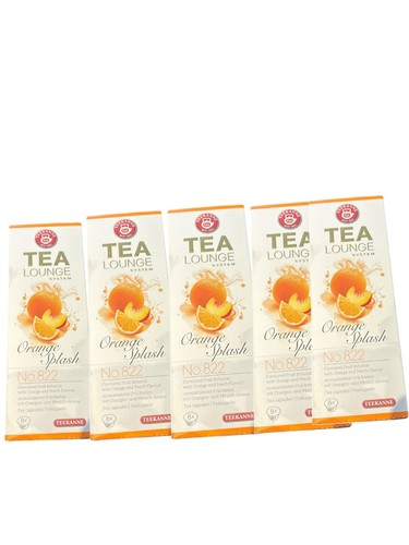 Teekanne Teelounge 5er Pack – 40 Kapseln Orange Splash Tee - Bild 1 von 2