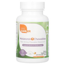 Melatonin Chewables, Orange, 5 mg, 120 Chewable Tablets