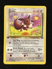 Pokemon Eevee 51/64 (1st Edition) *Near Mint* Jungle ‘Never Played Card’