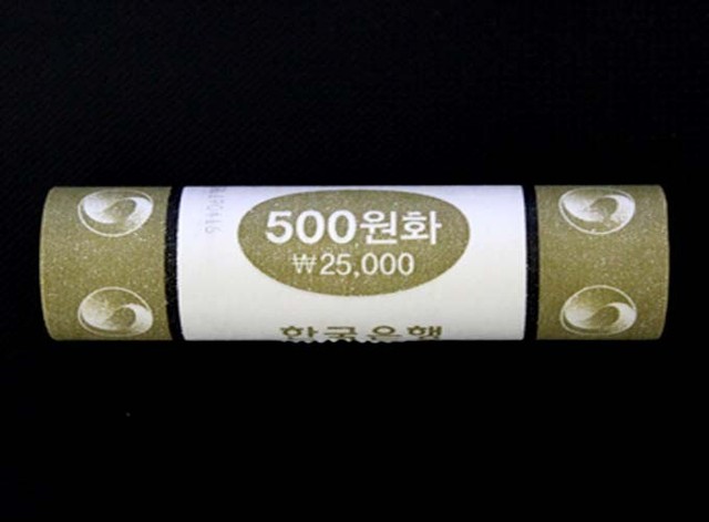2016 year south korea 500 won one roll mint 50 coins unc