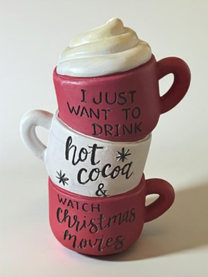 Deb Strain 2021  I Just Want to Drink Hot Cocoa & Watch Christmas Movies  Figure