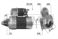 Messmer Starter 0.8 KW FüR Fiat Cinquecento 0.9 I.E S Seicento/600 Seat 220162A