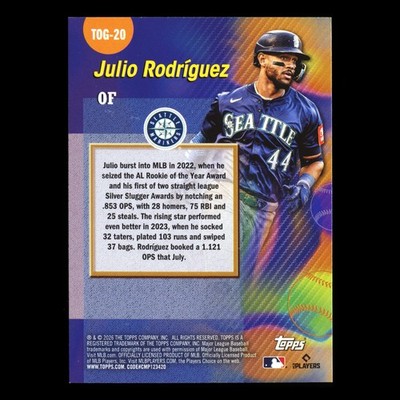 Julio Rodríguez 2026 Topps Titans Of The Game Mariners | eBay
