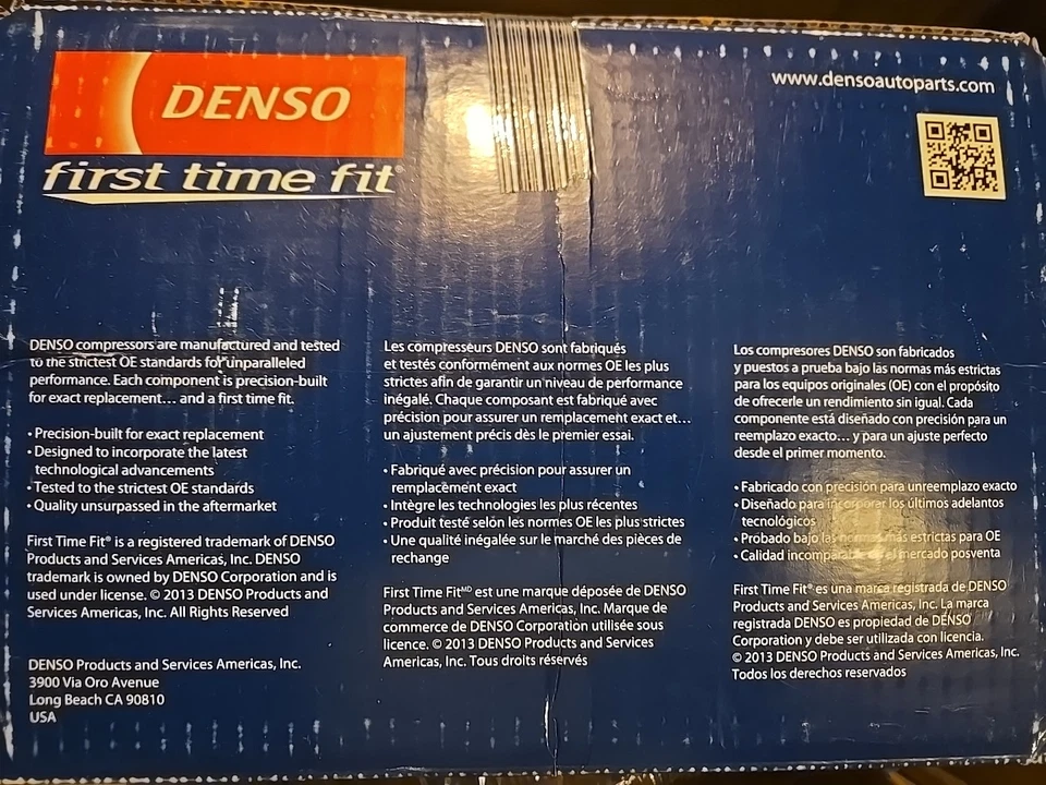 A/C Compressor & Clutch-New DENSO 471-0705 — 第 3/4 张图片