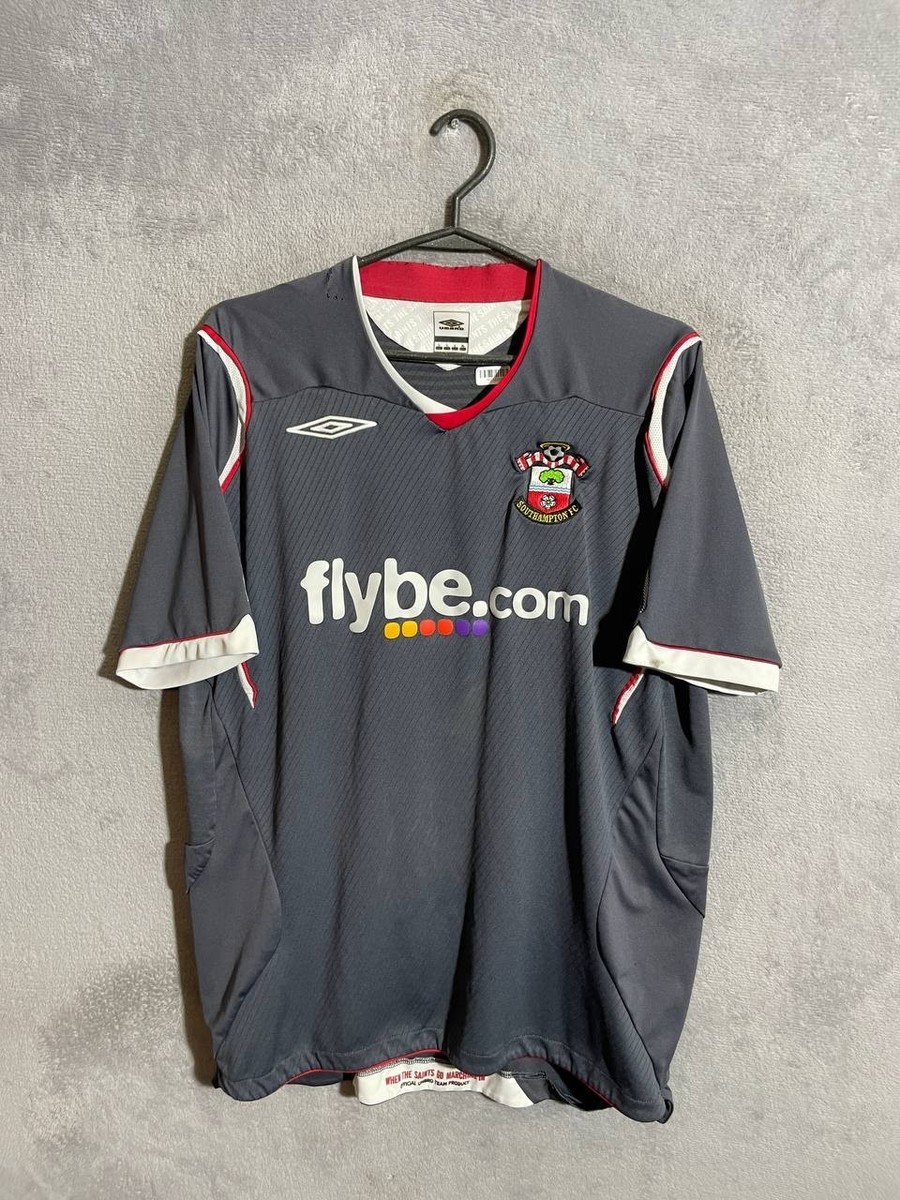 Southampton Jersey Away football Soccer shirt 2008 2009 Gray