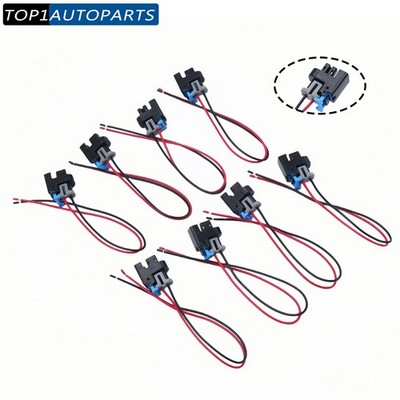 8X Fuel Injector Plug Connector Harness Fits Chevrolet Express Savana GMC Sierra