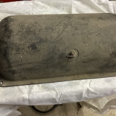 Vintage Auxiliary, Vacuum Canister, Flat Mounting Surface 19 X 10 X5