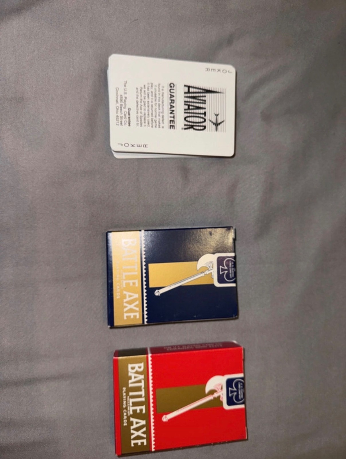 Battle Axe Playing Cards X2 Decks