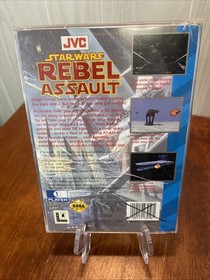 Sega Cd Game Star Wars Rebel Assault Complete damaged case