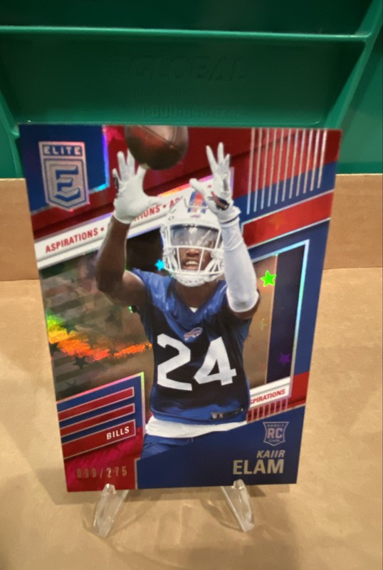 2022 Panini Donruss Elite - Rookies Kaiir Elam #187 Aspirations Stars /275 (RC)