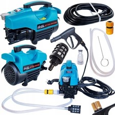 Hochdruckreiniger 2850W 125 bar Turbo Lanze Pistole Autow&auml;sche Terrasse 230V