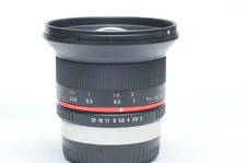 Rokinon 12mm F2.0 Ultra Wide Angle MF CS Lens for Fuji Fujifilm X Mount