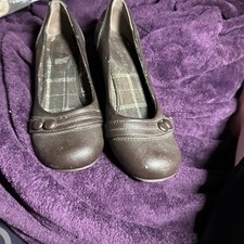 Rampage Womens Shoes Size 10 Heels Plaid Bow Round Toe Academia Grunge