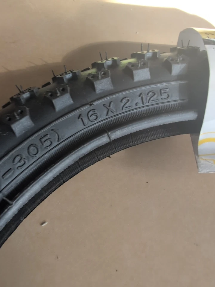 SUNLITE BIKE BICYCLE TIRE 16X2.125 BLACK BMX K44 16 INCH NEW - Image 3 of 4