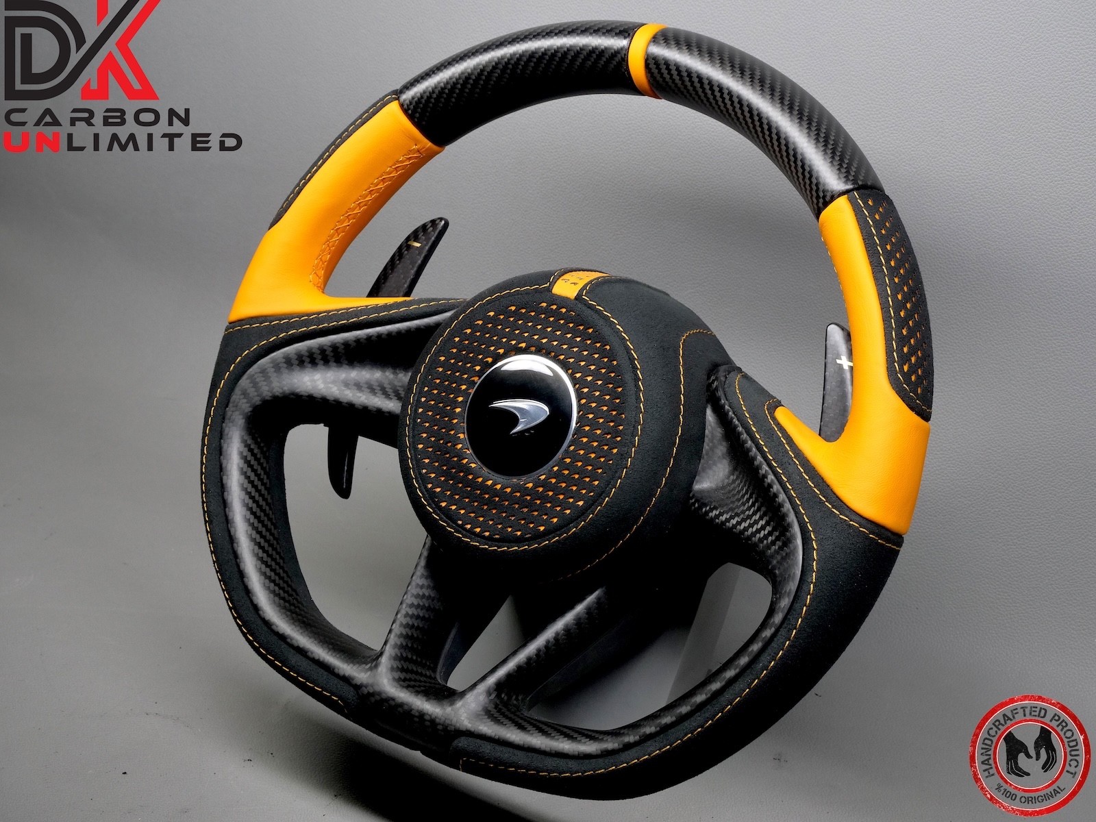 McLaren 720S Steering wheel Orange