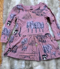 Tea Collection X Hello Kitty & Friends Pink Paris Long Sleeve Dress 12-18M