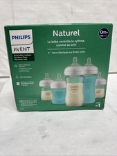 Philips Avent Glass Natural Bottle Response Nipple Baby Set - 7pc SEE DETAILS