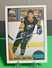 1987-88 Topps #80 Craig Simpson Pittsburgh Penguins