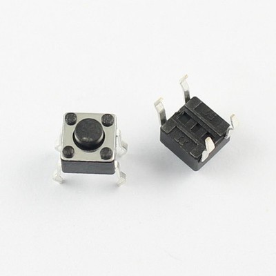 10Pcs   Tactile Tact Push Button Switch 4 Pin DIP 4.5x4.5x3.8mm #vn