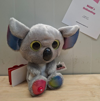 NICI GLUBSCHIS Kuscheltier Koala Miss Crayon 15 cm Plüschtier große Glitzeraugen