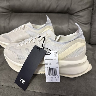 New Adidas Y-3 S Gendo Run Y3 'Aluminium / Off White' IF2024 Men's