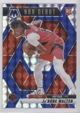 2024-25 Panini Mosaic NBA Debut Choice Blue Prizm 4/45 Ja'Kobe Walter #253 1co7