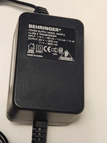 Behringer Power Supply Model VAMPUL Adapter