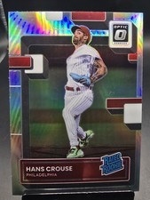 2022 Donruss Optic #67 Hans Crouse Holo Prizm Silver Rated Rookie RC