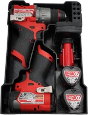 M12 Fuel Drill Driver and Impact (Gen 3) Packout Organizer for Milwaukee Compact