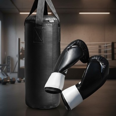 Boxset Boxsack und Boxhandschuhe Boxbirne Sandsack Punching Training 