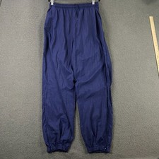 Vintage 90s Y2K Nike Pants Mens XL Nylon Joggers Drawstring Warm Up Windbreaker